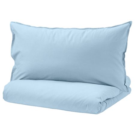 Пододеяльник и 2 наволочки ЭНГСЛИЛЬЯ, голубой