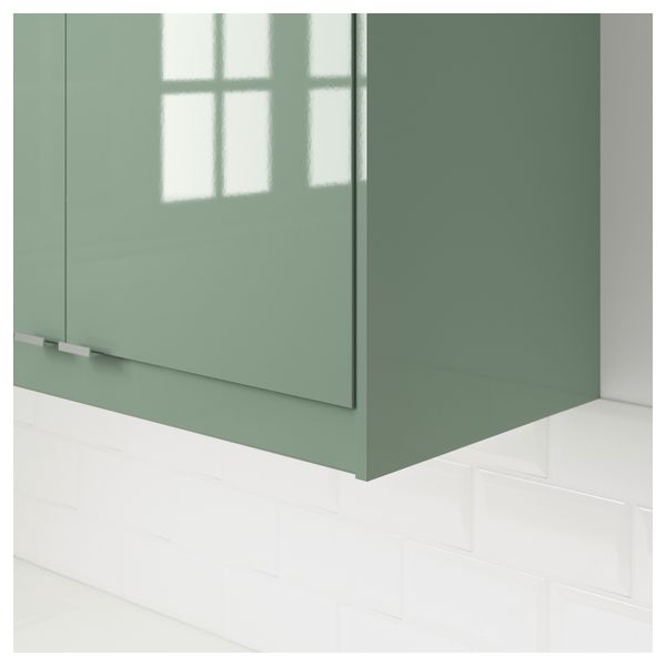 Карниз декоративный закругленный КАЛЛАРП, глянцевый светло-зеленый (221 см) - фото 3