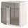 METOD Шкаф под мойку/2 двери/фасад