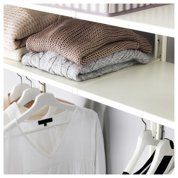 Настенная шина, проволочные корзины АЛЬГОТ, белый (132x41x199 см) - фото 3