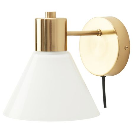 Бра, желтая медь/стекло IKEA FLUGBO ФЛУГБУ 804.714.40