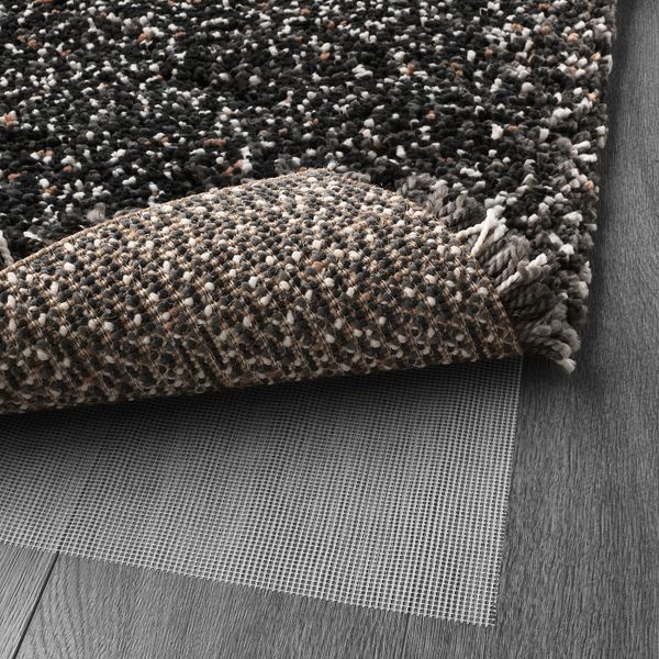 Ковер, длинный ворс, темно-серый 133x180 см IKEA VINDUM ВИНДУМ 603.743.79 - фото 4