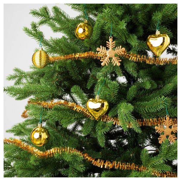 Набор подвесных украшений, 32 предмета ВИНТЕР 2016, золотой - фото 2