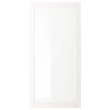 Стеклянная дверь, белый 60x120 см IKEA VÄRD ВЭРД 503.837.89