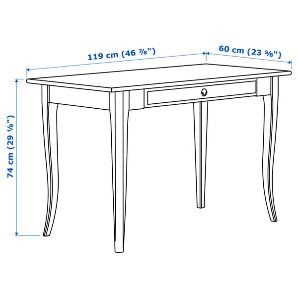 IKEA, дополнительный ракурс - схема-чертеж с размерами