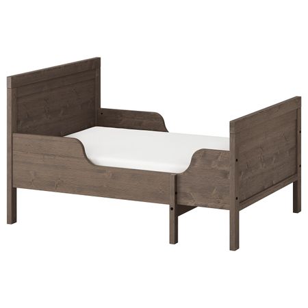 Раздвижная кровать, серо-коричневый, 80x200 см IKEA СУНДВИК 203.658.76