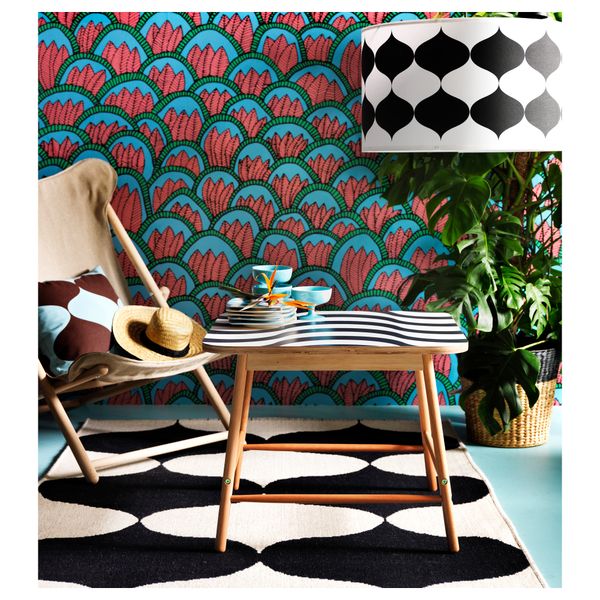 Журнальный стол ТИЛЛФЭЛЛЕ, эвкалипт, черный/белый (70x70 см) - схема-чертеж с размерами