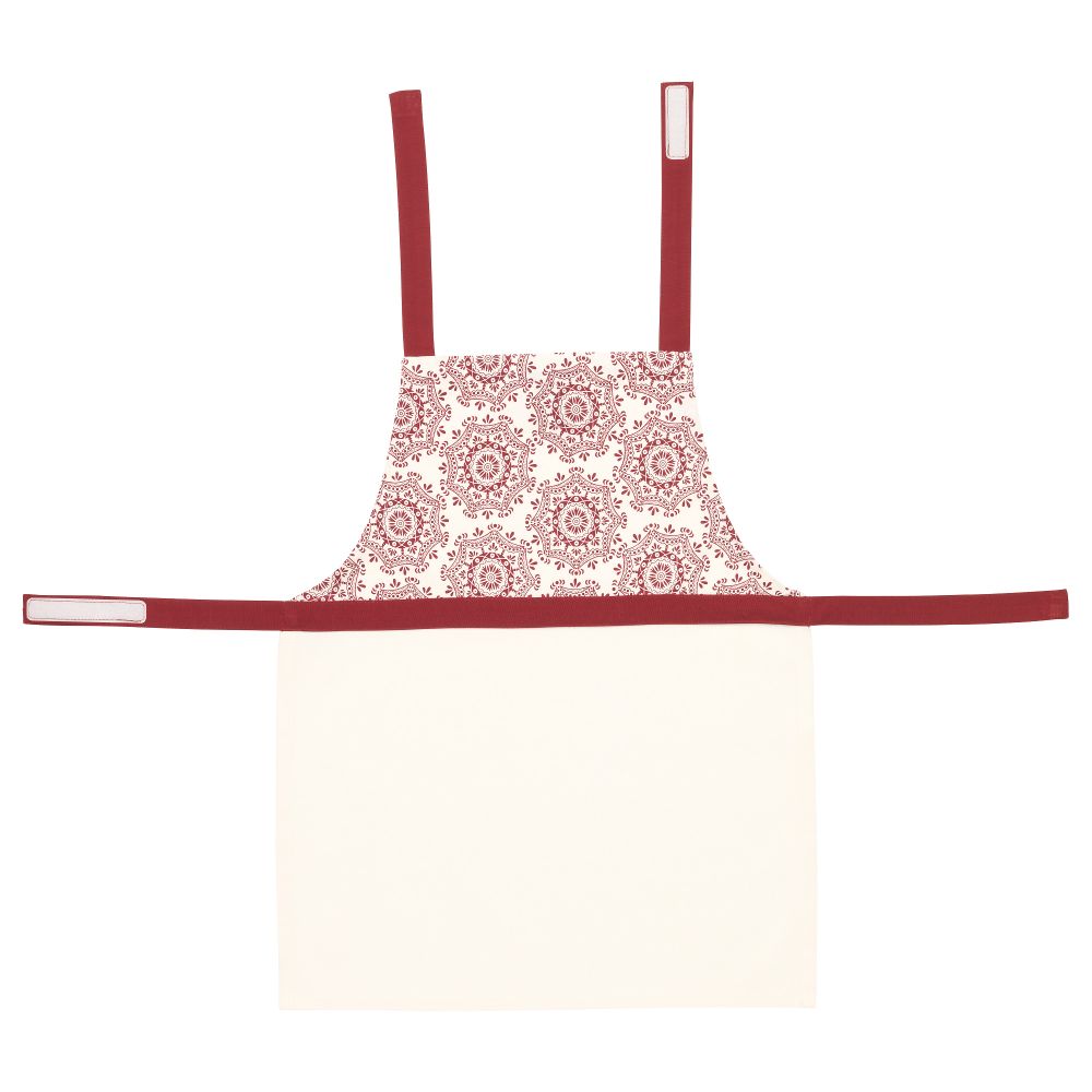 Фартук детский ВИНТЕР 2015, белый, красный - схема-чертеж с размерами