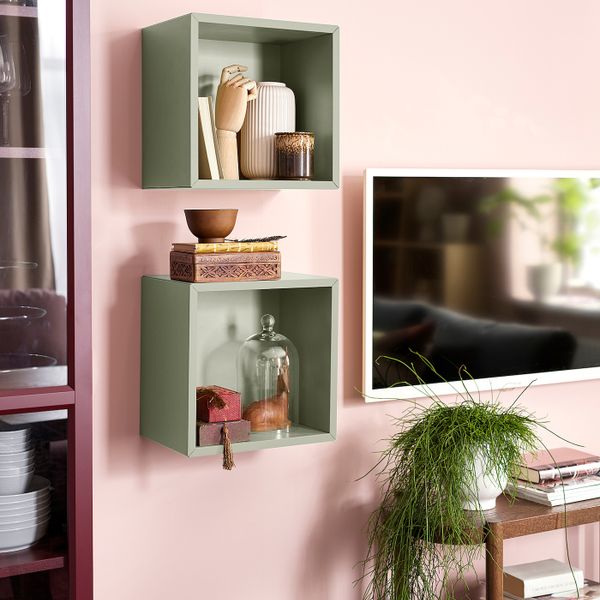 Навесной модуль, светло-зеленый 35x25x35 см IKEA EKET ЭКЕТ 494.423.65 - фото 5