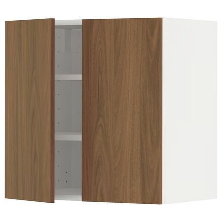 METOD Навесной шкаф с полками/2дверцы