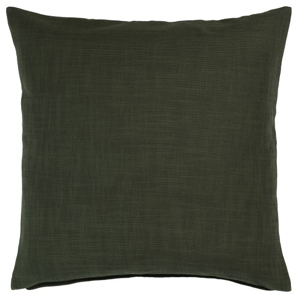 Чехол на подушку, темно-зеленый цветы и листья 50x50 см IKEA DEKORERA ДЕКОРЕРА 204.722.68 - фото 2
