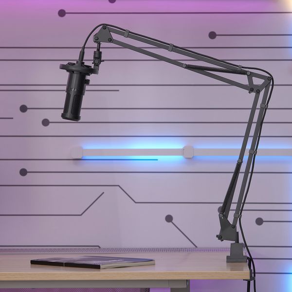 Штатив микрофона, с винтовым креплением, антрацит IKEA LÅNESPELARE ЛОНЕСПЕЛАРЕ 905.713.97 - фото 4