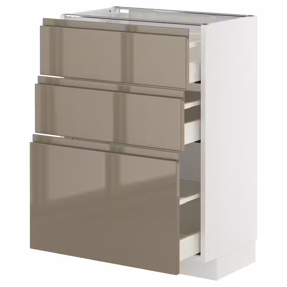 METOD / MAXIMERA Напольный шкаф с 3 ящиками - фото 1