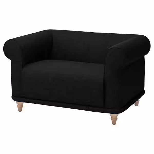 VISKAFORS 1,5-местное кресло - Lejde антрацит/береза - фото 1