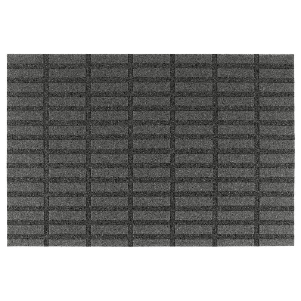 Придверный коврик, темно-серый 60x90 см IKEA SIVESTED СИВЕСТЕД 503.942.69 - фото 1