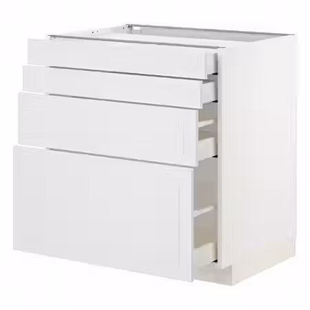 METOD / MAXIMERA Напольный шкаф 4 фасада/4 ящика