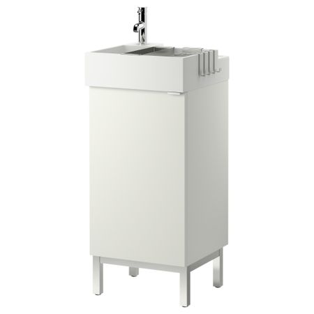 Шкаф под раковину с 1 дверцей ЛИЛЛОНГЕН, белый (40x41x92 см)