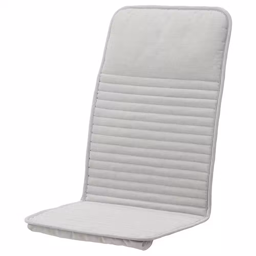 POÄNG Подушка-сиденье на детское кресло - Knisa светло-бежевый - схема-чертеж с размерами