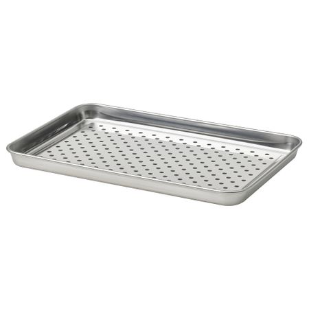 Поднос для барбекю, нержавеющая сталь, 30x20 см IKEA GRILLTIDER ГРИЛЛЬТИДЕР 005.647.25