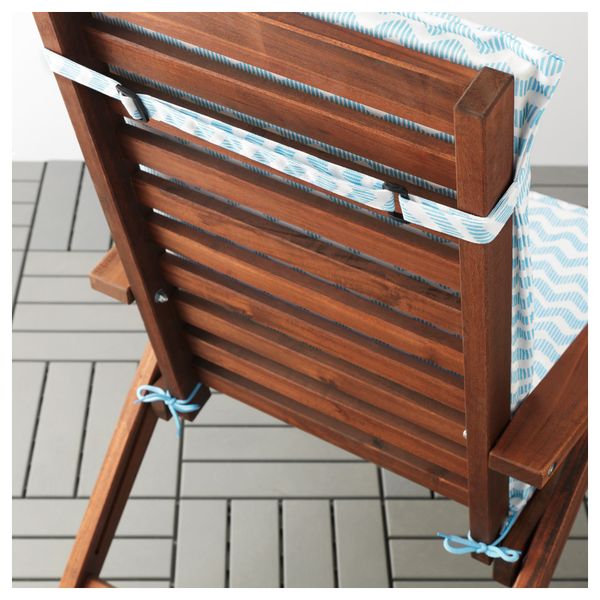 Подушка на садовую мебель НЭСТОН, голубой (116x47 см) - фото 3