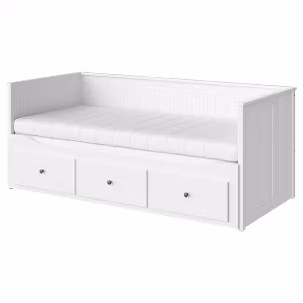 HEMNES Кушетка с 2 матрасами/3ящиками - фото 1