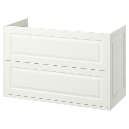 TÄNNFORSEN Шкаф для раковины с ящиками - белый 100x48x63 см