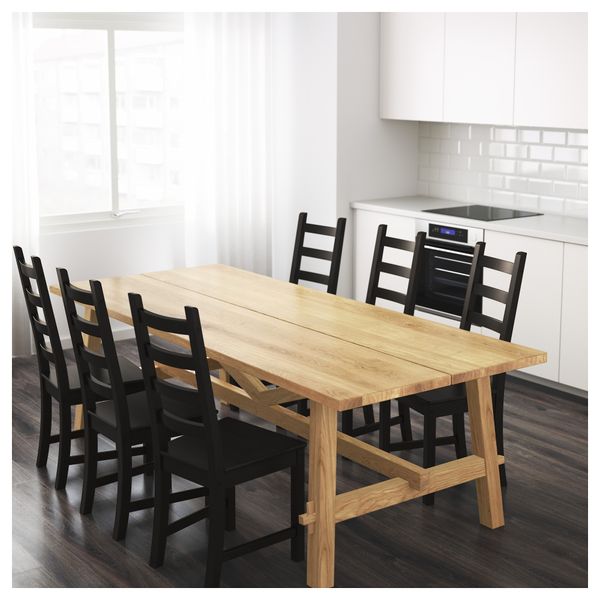 Стол МОККЕЛЬБЮ, дуб (235x100 см) - фото 2