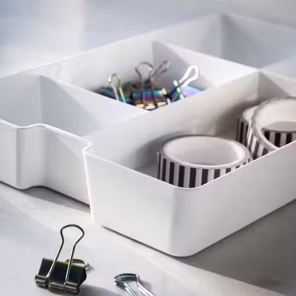 KUGGIS Вставка с 5 отделениями - белый - фото 2