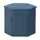 KJUGE КЮГЕ Пуф с отделением д/хранения - Knisa классический синий