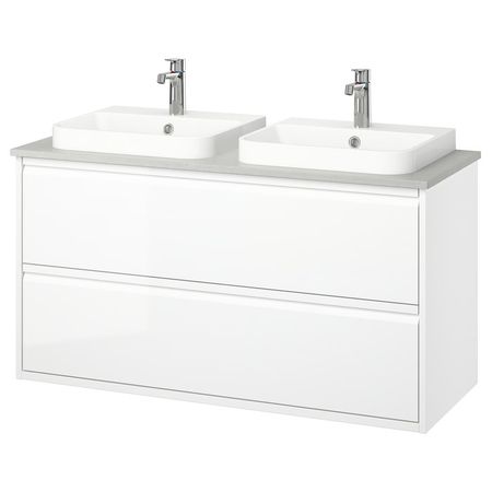 ÄNGSJÖN ЭНГШЁН / BACKSJÖN БАККШЁН Шкаф с ящиками/раковина/смесители