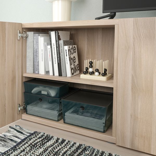 Контейнер с крышкой, прозрачный черный, 26x35x15 см IKEA KUGGIS КУГГИС 295.612.03 - фото 4