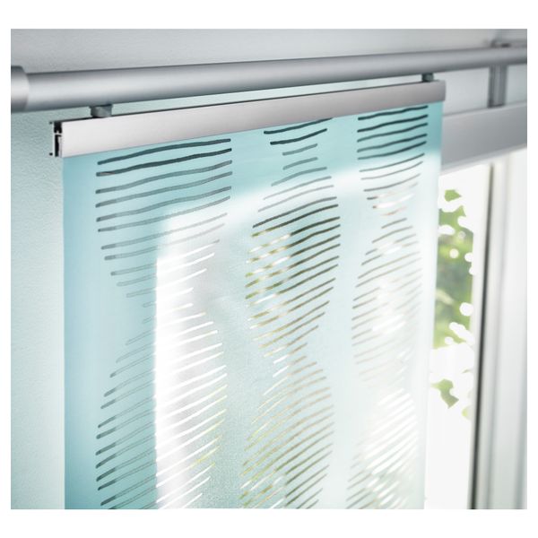 Узкая гардина ЛИЛЛЕРЭД, бирюзовый (60x300 см) - схема-чертеж с размерами