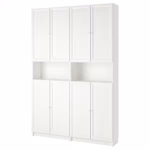 BILLY / OXBERG Стеллаж с верхними полками/дверями - фото 1