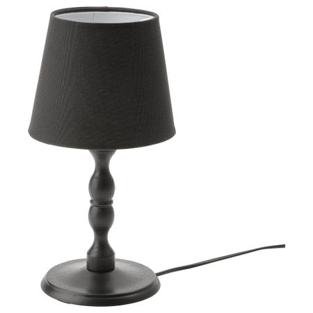 Лампа настольная, 37 см, черный ясень, черный IKEA KINNAHULT КИННАГУЛЬТ 704.883.99