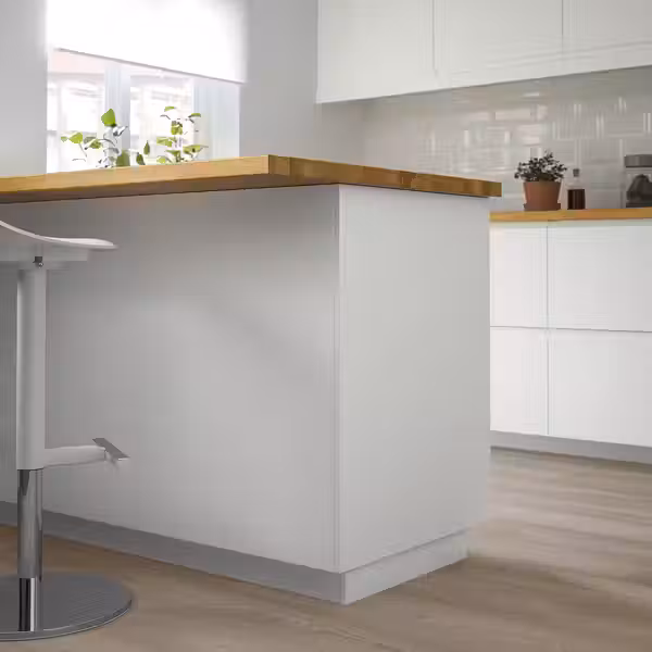 FÖRBÄTTRA Накладная панель - матовый белый 39x106 см - схема-чертеж с размерами