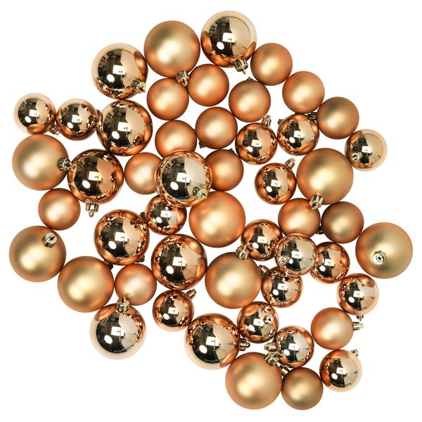 Украшение шар, 50 шт. ВИНТЕР 2015, золотой - схема-чертеж с размерами