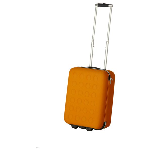 Сумка дорожная на колесах УПТЭККА, желто-оранжевый - фото 1