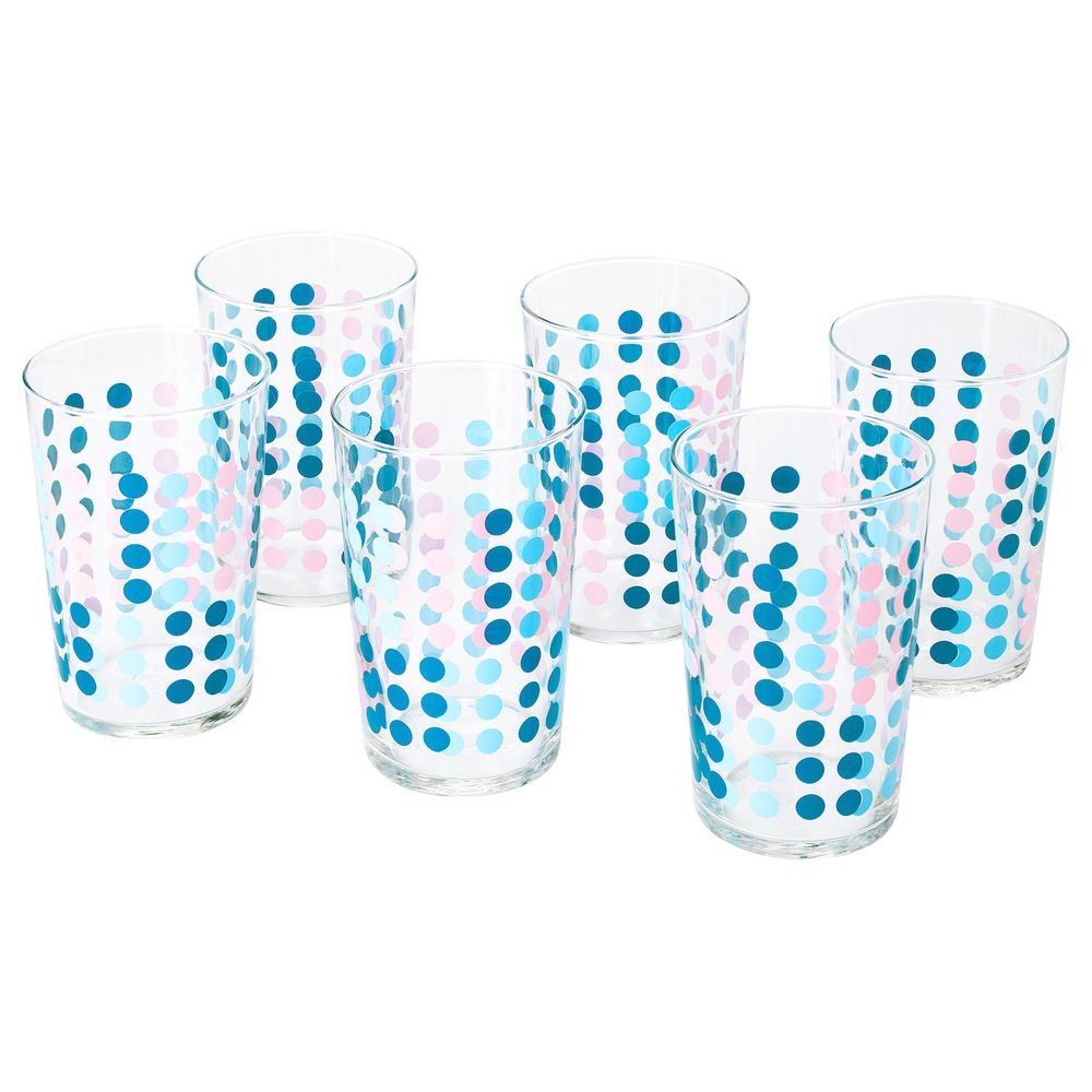 Стакан, с рисунком 42 сл IKEA VECKAD ВЕККАД 004.237.40 - фото 1