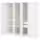 PAX / GULLABERG Гардероб, комбинация - белый/белый 200x60x201 см