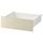 Ящик, 60x57x20 см, белый, светло-бежевый IKEA SKATVAL 494.378.25