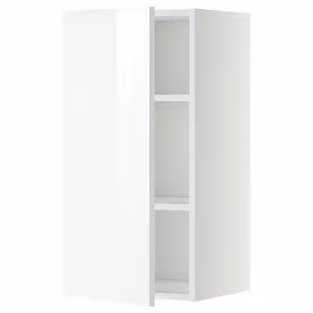 METOD Навесной шкаф с полками - белый/Ringhult белый 40x80 см