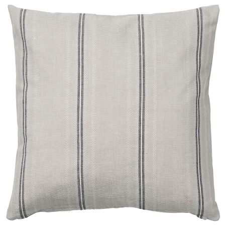 Чехол на подушку, серый-белый 50x50 см IKEA STORTIMJAN СТОРТИМЬЯН 505.069.69