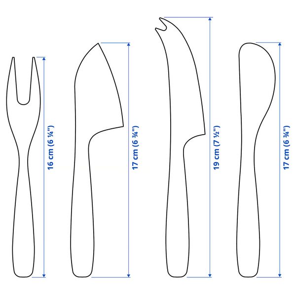 IKEA, дополнительный ракурс - схема-чертеж с размерами