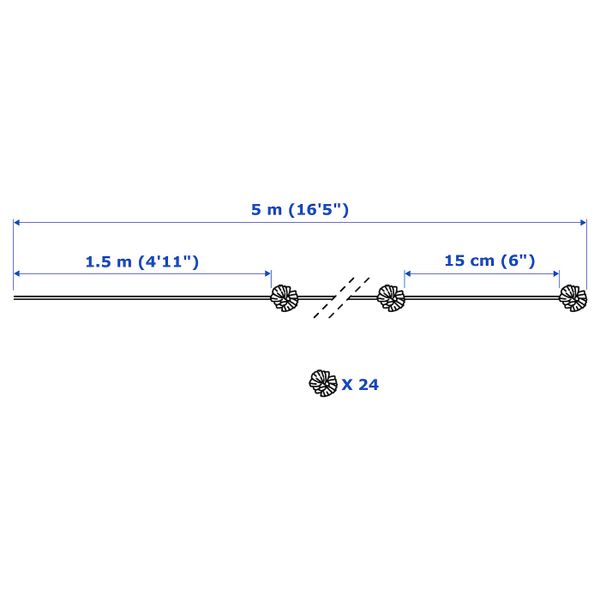 IKEA, дополнительный ракурс - схема-чертеж с размерами