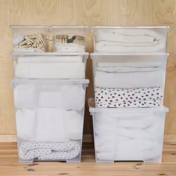 SAMLA Контейнер с крышкой - прозрачный 39x28x28 см/22 л - фото 4