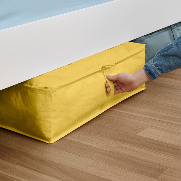 Сумка для хранения, желтый, 62x53x19 см IKEA BRUKSVARA 105.826.15 - фото 4