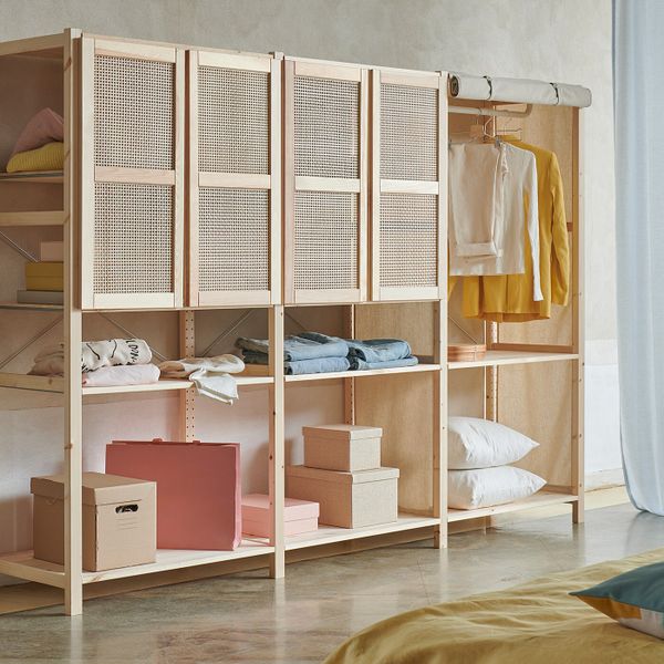 Комбинация для хранения с дверцами, сосна 174x30x179 см IKEA IVAR ИВАР 693.870.04 - фото 6