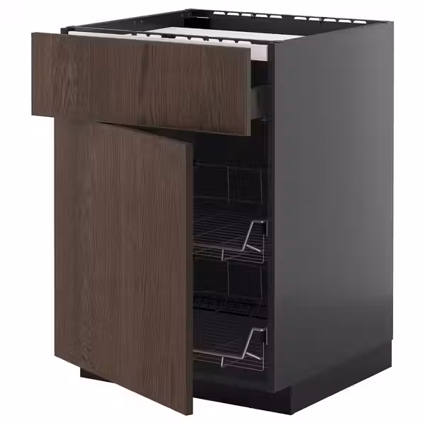 METOD / KNIVSHULT Шкаф д/варочной панели/ящик/2пр крз - фото 1