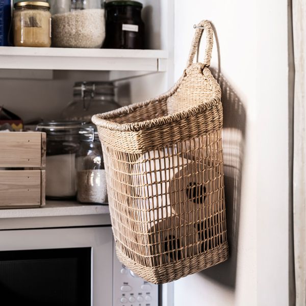 Корзина, естественный водоросли 30x20x35 см IKEA LUSTIGKURRE ЛУСТИГКЮРРЕ 804.574.15 - фото 4