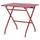 Садовый стол МЭЛАРО, красный (80x62 см)